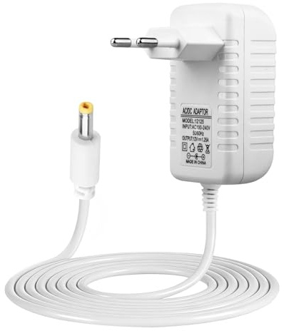 15W 12V 1.25A Netzteil für Echo Dot (3./4./5. Gen), Echo Dot mit Uhr (3./4./5. Gen), Echo Dot Kids Edition (3./4./5.Gen), Echo Show 5 (1./2.Gen), Echo Pop/Spot, Fire TV Cube, 2M Ladegerät Netzadapter