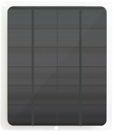 UTTASU Panneau solaire 6 V 5 W avec sortie USB, chargeur portable étanche pour camping, randonnée, voiture, téléphone, alimentation extérieure