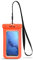 CaliCase Extra Large Waterproof Floating Phone Pouch - IPX8 Waterproof Floating Phone Case With Lanyard For iPhone X-15/ S20-S24/ Pixel 4-8 - Orange