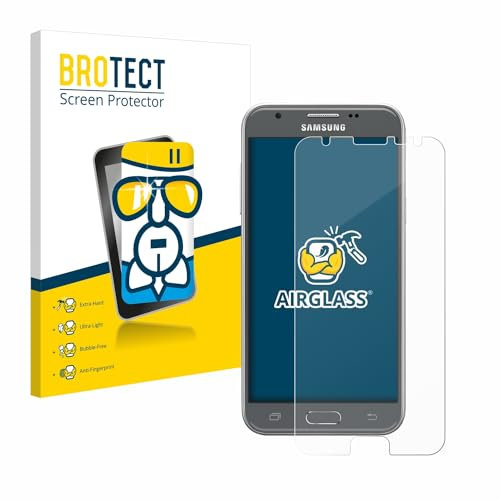 BROTECT Schutzglas für Samsung Galaxy J3 2017 Schutzfolie Panzer Folie Glas Displayschutz Made in Germany [Kratzfest 9H, Anti-Fingerprint]