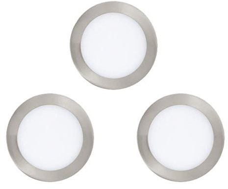 3x LED Decken Einbau Strahler FERNBEDIENUNG Wohn Zimmer Tageslicht Lampen dimmbar Eglo 78661