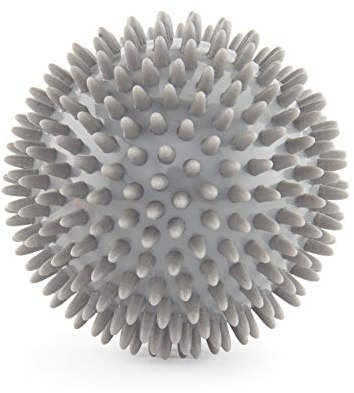 Bodhi Großer Noppenball, Igelball mit 10 cm Durchmesser (anthrazit) Massageball für Selbstmassage, Reha & Fitness, Reflexzonen - auch als Set verfügbar