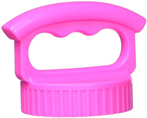 FIFTY-FIFTY Unisex-Erwachsene Wide Mouth Bpa Free Three Finger Cap Replacement Lid with Built in Carry Handle 3-Fingerkappe, Lipstick Pink, 3