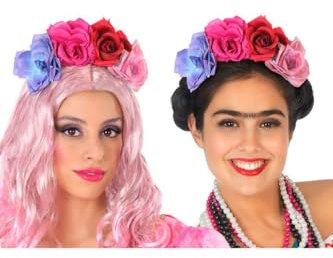 DISBACANAL Serre-tête Frida à Fleurs