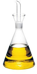 Aceitera Antigoteo de Cristal 1L – Vidrio Transparente y Resistente – Ideal para Aceite, Vinagre y Salsas