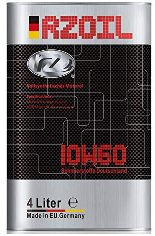 RZOIL 10W60 Motoröl | Vollsynthetisch | Rennöl | RZ Oil TCM Technologie | Konzipiert für den Rennbetrieb
