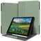 HOLIMET Hülle für iPad 9. Generation (2021) mit Stifthalter, iPad 8/7. Generation (2020/2019) PU-Leder Case TPU Rückseite Abdeckung Schutzhülle Stoßfest, Auto Schlafen/Wachen für iPad 10.2 Zoll - Grün