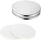 MIN CI Neodym Magnete Extra Stark, 2 Stück Magnete Selbstklebend Stark 30x2mm, Groß Magneten für Magnettafel Kühlschrank Starke Magnete Rund Flach Magnete Kleine Küche Kühlschrank Magnete Whiteboard