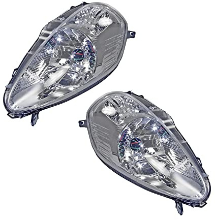 ATEC Germany 2x Hauptscheinwerfer vorne links + rechts Frontscheinwerfer, | Kompatibel mit: ABARTH GRANDE PUNTO, FIAT GRANDE PUNTO