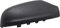 SHLPDFM Spiegelabdeckungsgehäuse Spiegelkappe Gehäuse Rückspiegel Abdeckungen rechts für Vauxhall Astra H 2004-2009 (Schwarz)