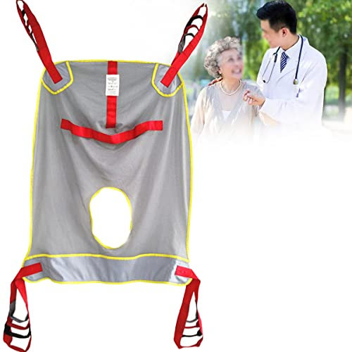 Patientenlifter Sling,Transferhilfen,Patientenlifter Sling,Toilette Badewanne Duschhilfen Hebekissen, für Kopf- und Nackenstütze, Sling Lifter Patientenlift,Opening-L