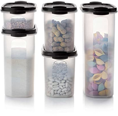 Tupperware Modular Mates - Stackable Food Storage Containers - Store Cereal, Rice, Pasta, Baking Ingredients and More - Airtight & Moisture-Proof Lid for Freshness - Great for Kitchen Organisation