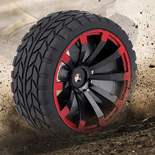 RC Drift Reifen, Hochwertige Gummireifen für präzises Driften 1:10 Offroad Reifen Set 4-teilig for RC Modellbau Enthusiasten, Hobby Rennfahrer und Offroad Drift Events
