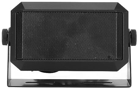 Rechteckiger Externer Lautsprecher, 3,5 mm Stecker, 5 W, Externer Lautsprecher, CB Mobilfunk Außenlautsprecher, für Amateurfunk, CB Radio, Mobiler Transceiver