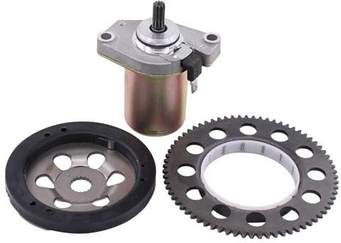 Anlasser Starter Anlasserfreilauf E-Starter Freilauf Ritzel für Yamaha Aerox Aprilia SR50 Baotian Benelli Beta Adly Buffalo CPI GTR 50 Garelli Italjet Itteco KTM Malaguti MBK Motorro Motowell PGO Rex