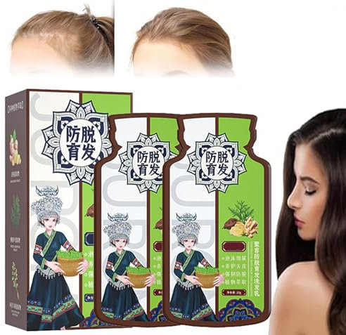 Ginger Plant Extract Anti-Hair Loss Hair Shampoo, Ginger Plant Anti-Hair Loss Hair Shampoo, Anti-Hair Loss, Promotes Hair Growth (2box)