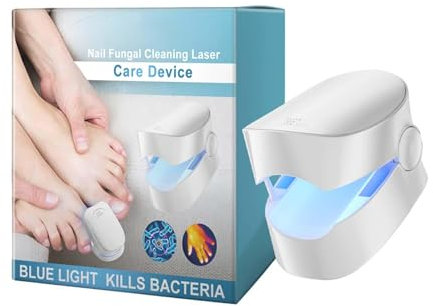 Ahuuen Nail Cleaning Light Device - Erase Toenail Discoloration Solution | Home Use Nail Cleaning Lamp Device, Portable Dirt Remover Nail Care for Toenails & Home Use