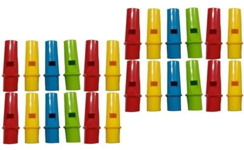 VICASKY 50 Pièces flûtes cylindriques à coulisse instrument de de pan de pan pour débutant jouet enfant jouets flûtes bricolage jouets d'instruments de musique bricolage