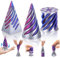 3PCS 3D Printed Fidget Toy，Impossible Cone Spiral Cone Fidget Toys Fun Pyramid Passthrough Sculpture Triangle, Desk Decor Anxiety Stress Relief for Home office School Kids Adults Engineer Gifts