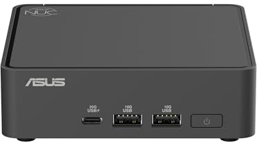 ASUS NUC 15 Pro Tall PC Kit RNUC15CRHV500002 | Intel Core Ultra 5 235H, Intel vPro, Intel Arc Grafik & WiFi 7, BT 5.4, ohne Betriebssystem, EU-Netzkabel, 99 TOPS, OpenClaw
