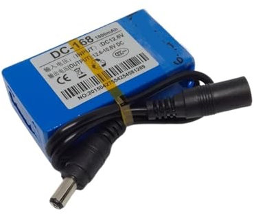 Batterie Au Lithium 4 Pièces/lot Mini Portable DC-168 12V 1800mAh Batterie Lithium-ION Polymère Rechargeable Haute Capacité for Batteries De Caméra CCTV(UK Plug)