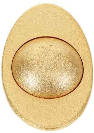 LIFKICH Goldener Kupfer-dekor Ingot Desktop Ornament Massives Mattvergoldetes in Cornucopia-Form Langlebige Wohnraum Schreibtischdekoration Platzsparendes Sammelgeschenk Für Festtage