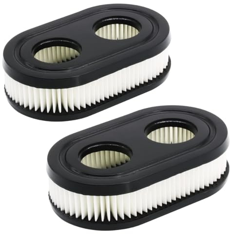 2 Stück Luftfilter Rasenmäher für Briggs Stratton luftfilter, 798452 334404 Ersatz-Luftfilter kompatibel mit Serienmotor 550E 500EX 550EX 625 575EX 4247 5432 5432k