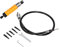 Electric Wood Chisel Carving Tool - High-Speed Electric Woodworking Chisel with Flexible Shaft, 5 & Wrench Set for Effortless Wood Carving, Sculpture, and Lettering