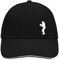Huuraa Cappy Mütze American Football Silhouette Geschenk Black/Light Grey American Football Präsent