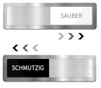 Muorruo Magnete für Geschirrspüler, Sauber/Schmutzig-Schild, Küchenhelfer, Rostschutz für Geschirrspüler, verwendet zum Reinigen und Schmutz-Erinnerungsschild, Magnete Kühlschrank