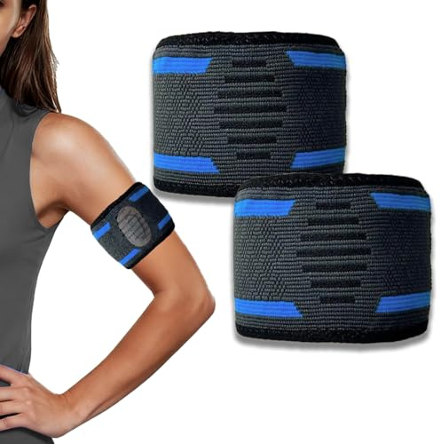 2 Stück Blutzucker Sensor Oberarmband,Elastisches Diabetes Monitor Armband,Schutz Fixierband für Beim Sport Insulin-Pod-Überwachungssysteme,für Freestyle Libre Medtronic Omnipod Dexcom Sensorik (S)