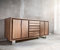 DELIFE Kommode Live-Edge Akazie Braun 172 cm 4 Türen 3 Schübe Baumkante Sideboard