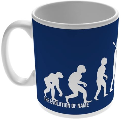 Personalised 'Evolution' 11oz Ceramic Mug for Millwall FC Fans, Great for Millwall Football Supporters