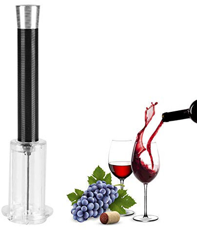 Décapsuleur Cork Ouvre-Bouteilles Tire-Bouchon À Pression D'air Décapsuleur Pops Out Ouvre Bouteille Décapsuleur Ouvre Bouteille Tire-Bouchon Outils Découpeur Facile(Noir)