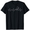 Herzschlag Herzfrequenz Eishockey Spieler I Hockey T-Shirt