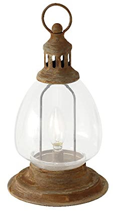 Boltze Tischleuchte Zuma (Höhe 33 cm, LED-Licht warm, Leuchte aus Metall, Dekoration für Innen / Außen) 1013899