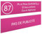 DECOHO - Plaque Boite aux Lettres Personnalisable - Lot de 2 plaques adhésives en Plastique Rose et Blanc - 100x25 mm - Gravure Laser pré - Rose