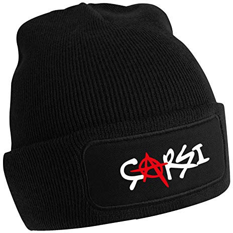 Carsi Mütze Beanie Herren Damen Weich und Warm Laufmütze Sportmütze für den Herbst und Winter (Schwarz)