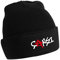 Carsi Mütze Beanie Herren Damen Weich und Warm Laufmütze Sportmütze für den Herbst und Winter (Schwarz)