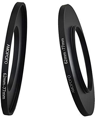 62mm to 77mm Kamera Filter-Ring (Metall),62mm-77mm Step up Filteradapter Ring.Kompatibel mit 62mm Objektiven Aller Hersteller bis 77mm Filter-Ring(62mm-77mm)