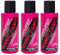 Manic Panic Cotton Candy Pink Amplified Creme, Vegan, Cruelty Free, Pink Semi Permanent Hair Dye 3 x 118ml