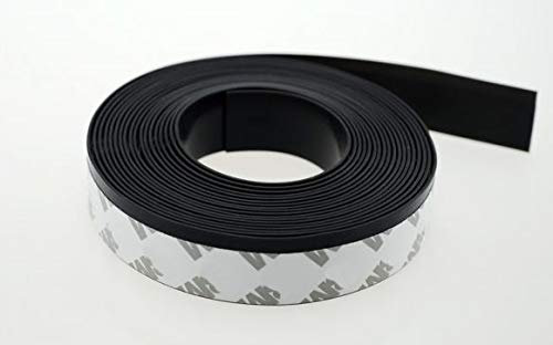 Junta de goma adhesiva para exteriores de puertas de coche y ventanas, de 20 mm