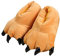 LANFIRE Unisex Soft Plüsch Haus Hausschuhe Tier Kostüm Pfote Claw Schuhe (40-45 EU/L, braun, numeric_40)
