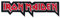 C&D Visionary Iron Maiden Logo Patch, Red, Black