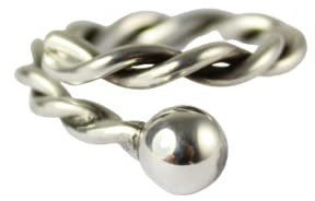 Ring 835 Silber Besteck Schmuck Ring, ca. 63 (20,1) Ring aus Silberbesteck