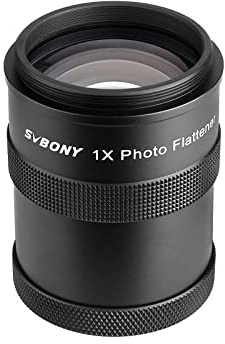Svbony SV209 Field Flattener, 1x Teleskop Flattener M63x1 Anschluss | für SV550 80F6 APO Refraktor Teleskop Deep Sky Fotografie
