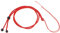 sourcing map 10pcs Jade Rope Nylon Cord Empty Necklace Holder Strings Emerald Rope Adjustable Pendant Braided Necklace Rope for Necklace DIY Crafts Handmade, Red