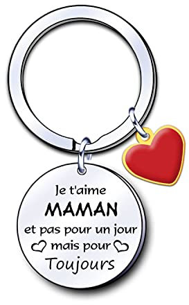 ZYMGUO Porte-clés Bijoux Cadeau Original pour Maman, Fête des Mères (3)