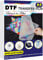 DTF Transferfolie A4 (21,6 x 27,9 cm) 50 Blatt PET Direkt auf Folie Transferpapier für T-Shirts, matte Oberfläche, DTF Wärmeübertragung für dunkle Stoffe
