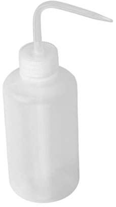 Liummrcy Bottiglia di lavaggio scientifico bottiglia di plastica bottiglia di sicurezza liquido bottiglie di lavaggio con cappuccio per pulizia delle ciglia Bottiglia di lavaggio per lavaggio 500 ml,